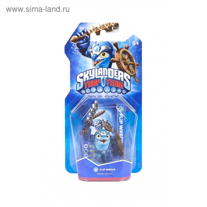 Фигурка Skylanders Trap Team стандартная - FLIP WRECK (стихия Water). - Фото 1