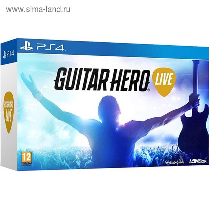 Игра для Sony PlayStation 4 Guitar Hero Live Bundle. Гитара + игра - Фото 1