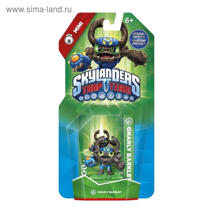 Фигурка Мини Skylanders Trap Team  - Gnarley Barkley (стихия Life). - Фото 1