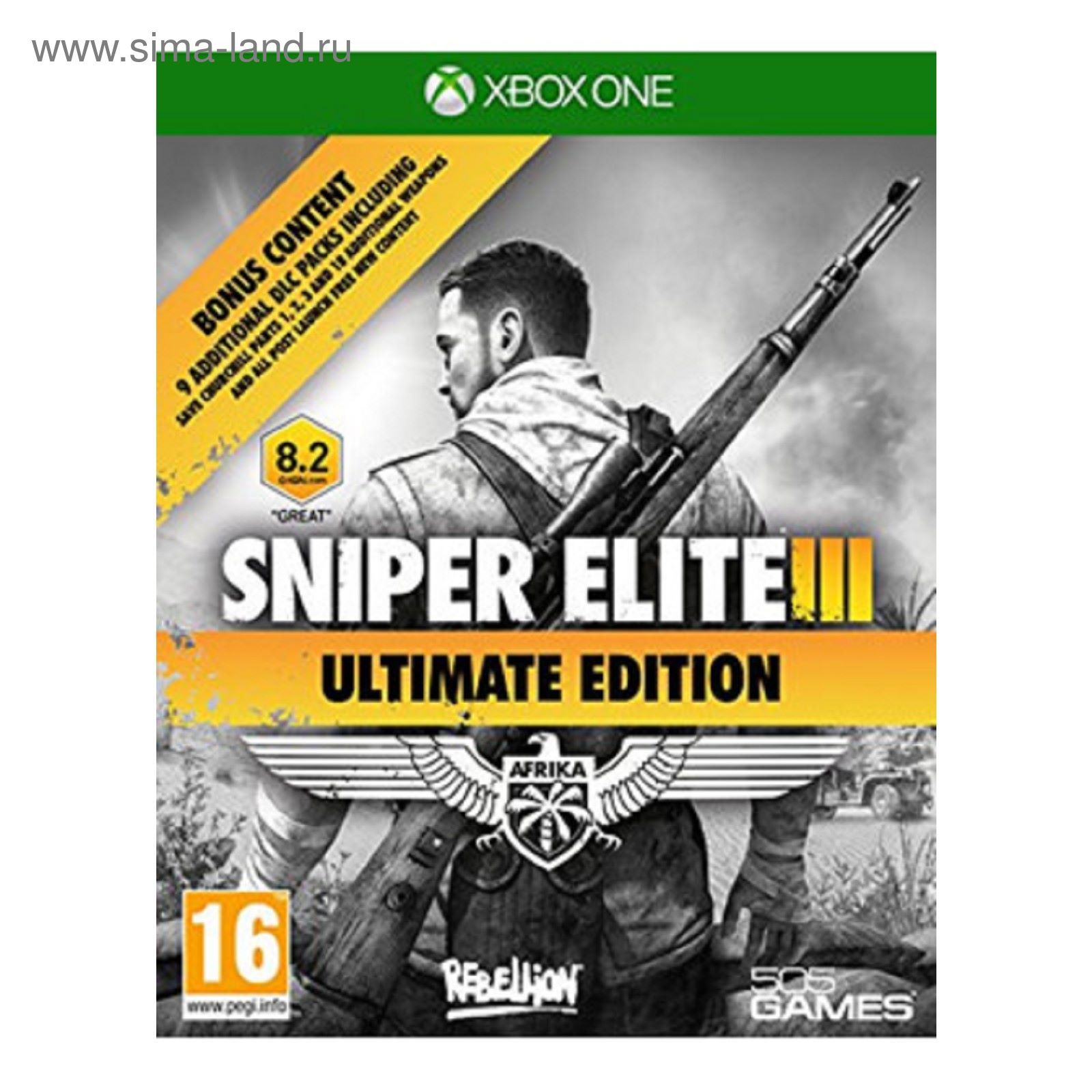 Игра для Xbox One Sniper Elite 3 Ultimate Edition (1532185) - Купить по  цене от 998.99 руб. | Интернет магазин SIMA-LAND.RU