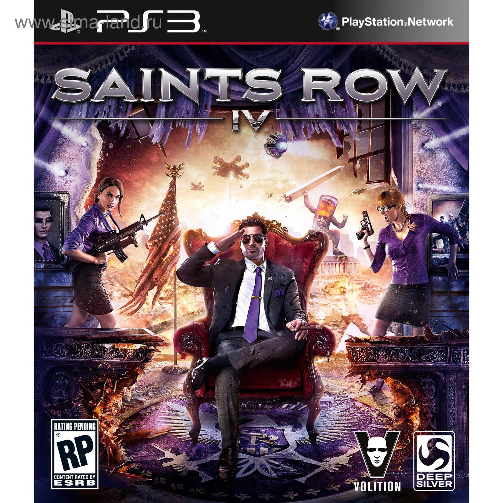 Игра для Sony PlayStation 3 Saints Row 4 (1532203) - Купить по цене от  998.99 руб. | Интернет магазин SIMA-LAND.RU