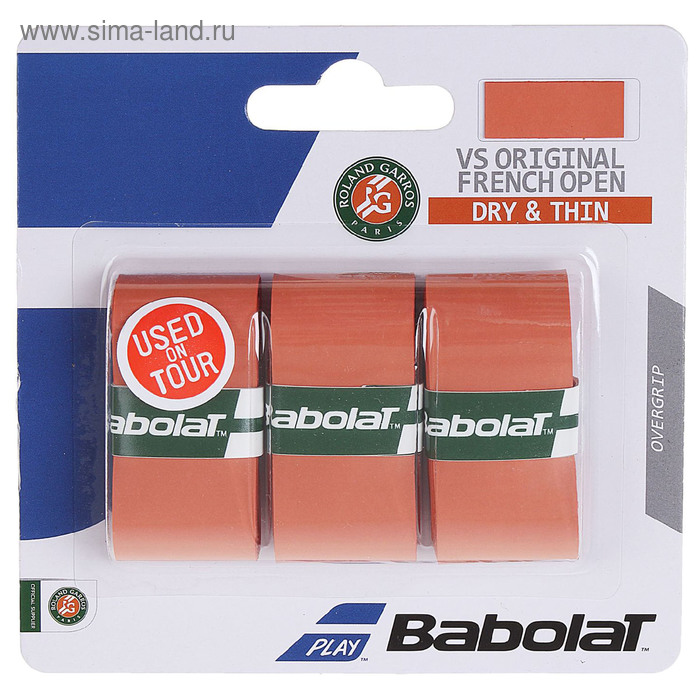 Овергрип VS Original French Open, цвет оранжевый - Фото 1