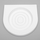 Туалет для приучения кошек к унитазу 39.2×38.7×3 см, белый - Фото 2