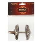 Ручка поворотная TRODOS Premium BK10 DAS, цвет античное серебро - Фото 3