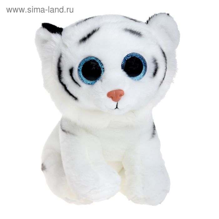 Мягкая игрушка «Тигрёнок Tundra», цвет белый - Фото 1