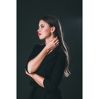 Серьги «Книра», цвет белый в золоте - Фото 3