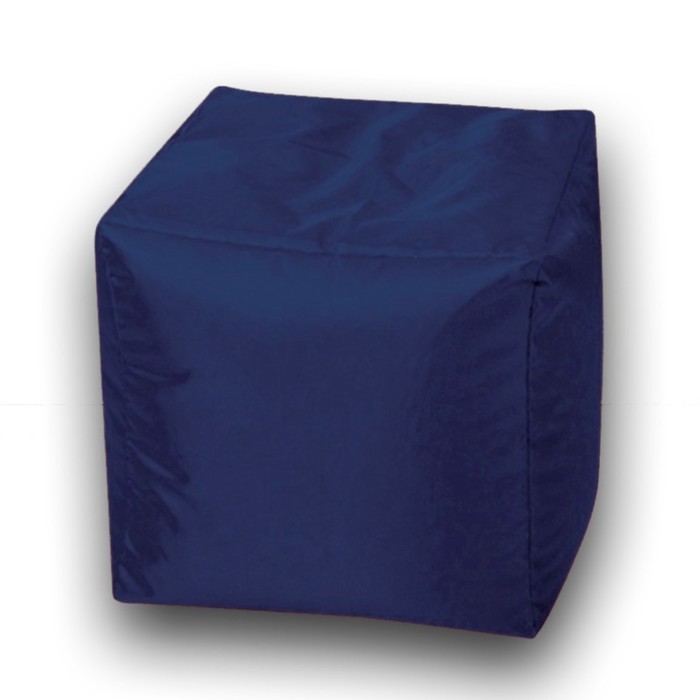 Пуфик Куб 35 см, ткань оксфорд, цвет тёмно-синий