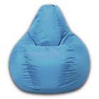 Кресло-мешок «Груша» Позитив, размер M, диаметр 70 см, высота 90 см, оксфорд, цвет голубой - Фото 2