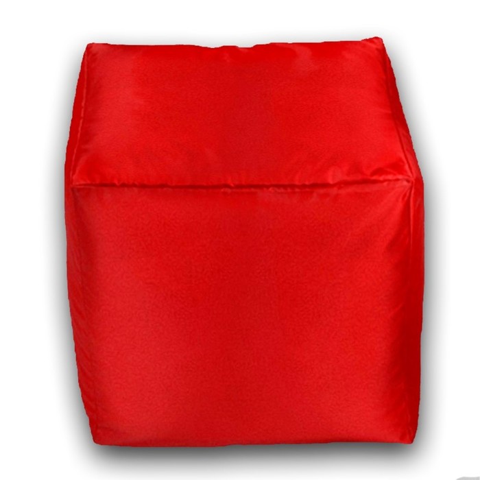 Пуфик Куб 45 см, ткань оксфорд, цвет красный