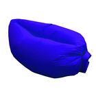 Кресло-лежак Надувной, ткань нейлон, цвет синий - Фото 1