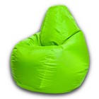 Кресло-мешок «Груша» Позитив, размер M, диаметр 70 см, высота 90 см, оксфорд, цвет салатовый неон - фото 109132173