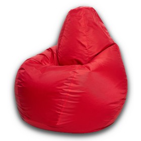 Кресло-мешок «Груша» Позитив, размер L, диаметр 80 см, высота 100 см, оксфорд, цвет красный