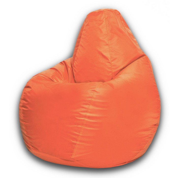 Кресло-мешок «Груша» Позитив, размер L, диаметр 80 см, высота 100 см, оксфорд, цвет оранжевый - Фото 1
