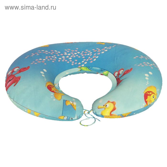 Подушка для беременных «Подкова», размер 65 × 85 см, морская сказка, гранулы - Фото 1