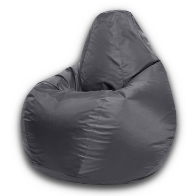 Кресло-мешок «Груша» Позитив, размер XL, диаметр 95 см, высота 125 см, оксфорд, цвет серый