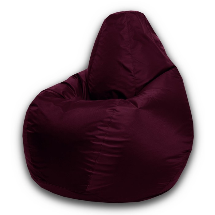 Кресло-мешок «Груша» Позитив, размер XL, диаметр 95 см, высота 125 см, оксфорд, цвет бордовый - Фото 1