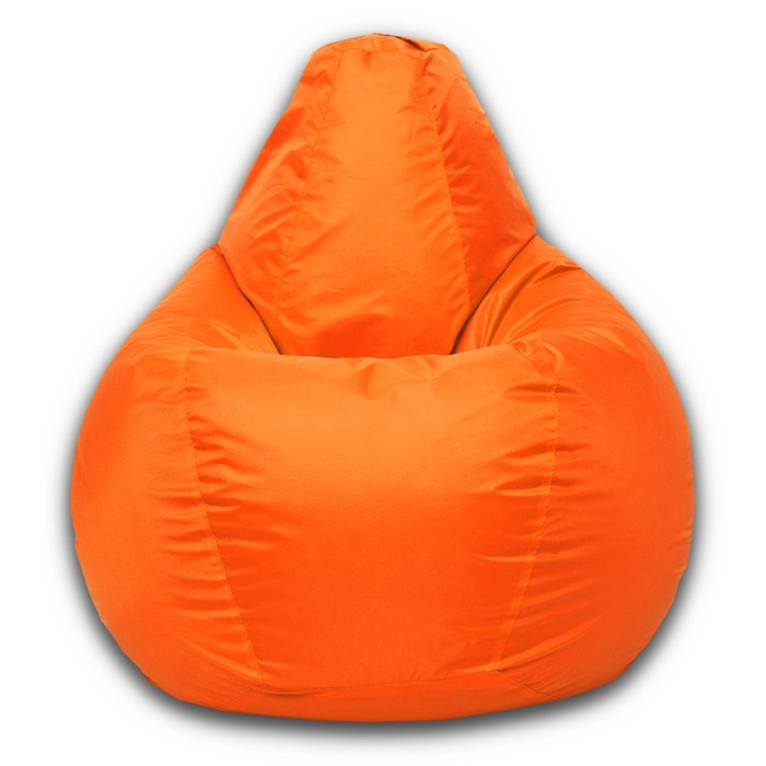 Кресло-мешок «Груша» Позитив, размер XL, диаметр 95 см, высота 125 см, оксфорд, цвет оранжевый неон - Фото 1