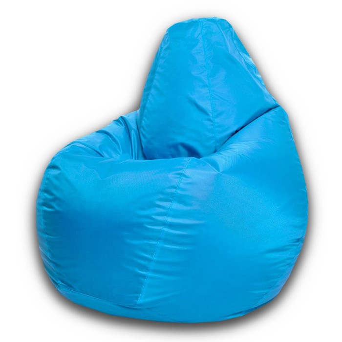 Кресло-мешок «Груша» Позитив, размер XXL, диаметр 105 см, высота 130 см, оксфорд, цвет голубой - Фото 1