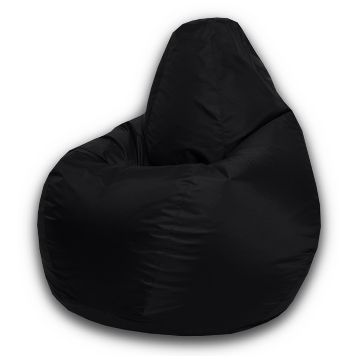 Кресло-мешок «Груша» Позитив, размер XXL, диаметр 105 см, высота 130 см, оксфорд, цвет чёрный - Фото 1