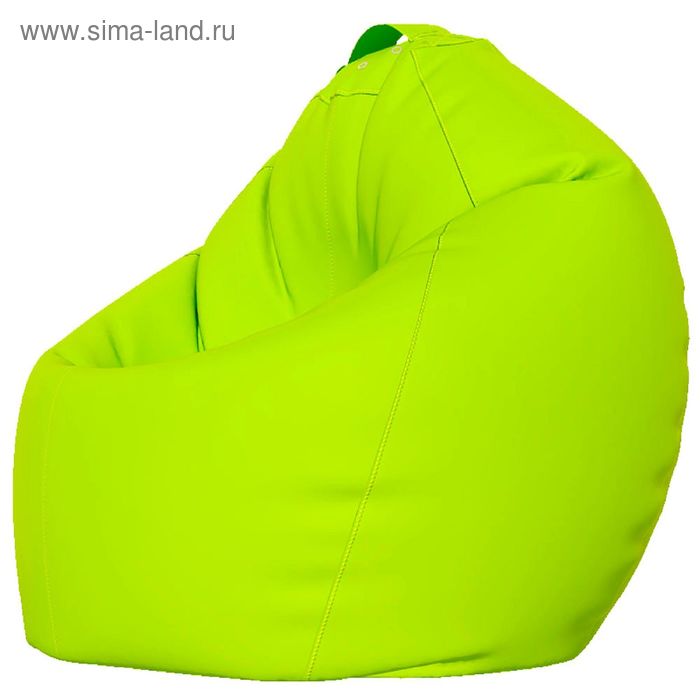 Кресло-мешок «Груша» Позитив, размер XXL, диаметр 105 см, высота 130 см, оксфорд, цвет салатовый неон - Фото 1