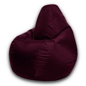 Кресло-мешок «Груша» Позитив, размер XXXL, диаметр 110 см, высота 145 см, оксфорд, цвет бордовый