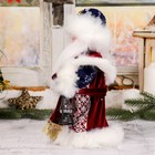 Дед Мороз "Шик", в синей шубе, с фонарём, русская мелодия - Фото 2