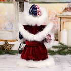 Дед Мороз "Шик", в синей шубе, с фонарём, русская мелодия - Фото 3