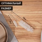 Набор ёршиков для посуды Доляна, 2 шт: 4×23 см, 2×11 см - Фото 3