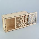 Подарочная коробка-пенал с китайским рисунком, 35,5 х 20 х 12 см, белый - Фото 2