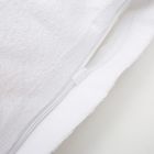 Наволочка LILY  AQUA  на молнии, размер 40х60 см, махра непромокаемая белая, 140 г/м2 - Фото 3