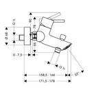 Смеситель для ванны Hansgrohe Тalis S 2 32440000 - Фото 2