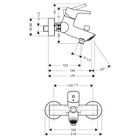 Смеситель для ванны Hansgrohe Тalis S New 72400000 144855 - Фото 2