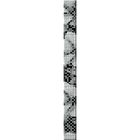 Бордюр стеклянный Black and White BW7H231, чёрный, 40х440 мм - фото 5936715