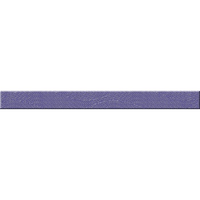 Бордюр стеклянный Wave WA7H121, фиолетовый, 40х440 мм