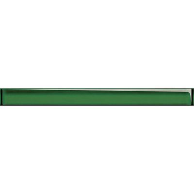 Бордюр стеклянный Universal Glass UG1H021, зелёный, 40х450 мм