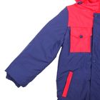 Куртка для мальчика, рост 122 см, цвет тёмно-синий/красный (арт. Ш-131) - Фото 4