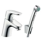 Смеситель для раковины Hansgrohe Focus 31927000, 100 мм, с гигиеническим душем 1448479 - фото 3619604