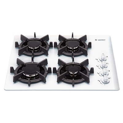 Варочная поверхность Gefest СГ СВН 2230К11, газовая, 4 конфорки, белая