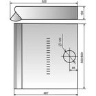 Вытяжка Elikor Davoline 50П-290-П3Л, плоская, 290 м3/ч, 3 скорости, 50 см, бежевая - Фото 2