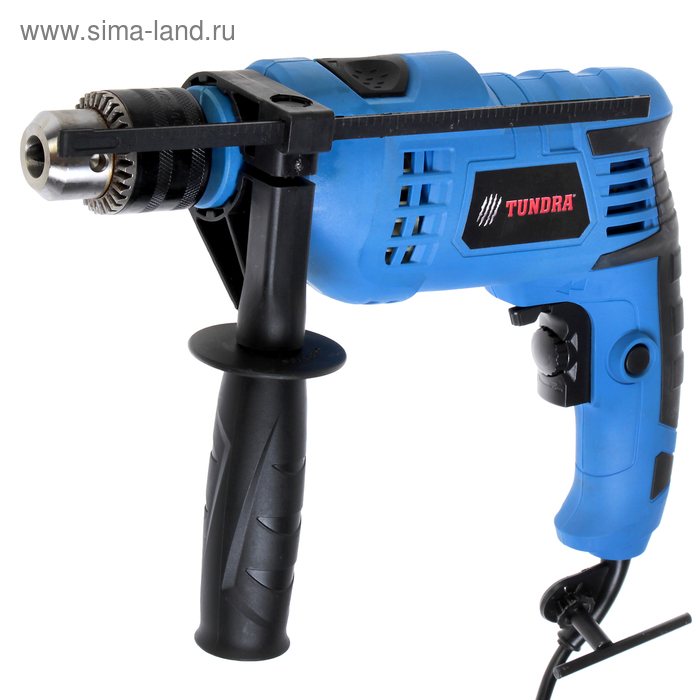 Дрель ударная ТУНДРА DU-005-810, 810 Вт, 0-3000 об/мин, патрон 13 мм - Фото 1