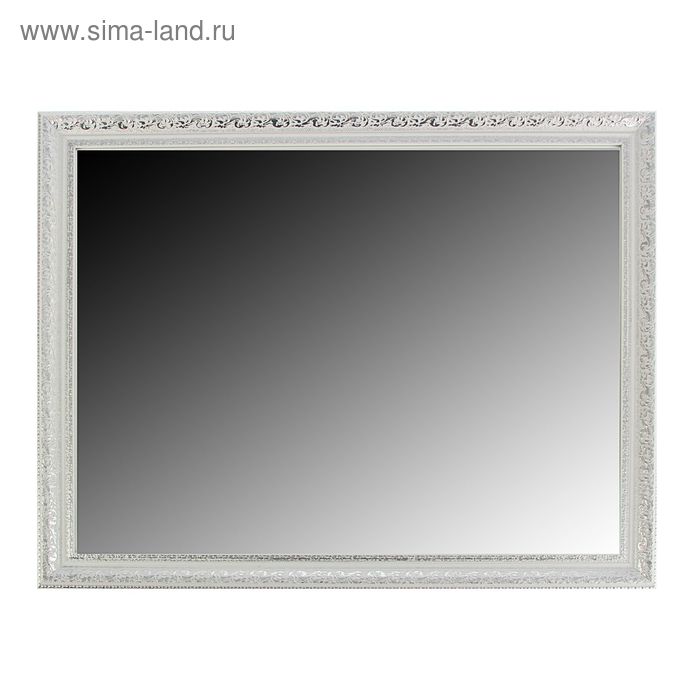 Зеркало «Версаль», настенное, серебро, 60х74 см, рама пластик, 45 мм - Фото 1