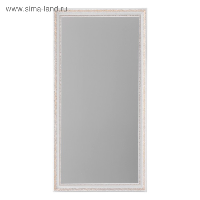 Зеркало «Версаль»,  настенное, бело-золотое, 50х95 см, рама пластик, 45 мм - Фото 1