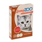 Мультивитаминное лакомство "Доктор  ZOO" для кошек, со вкусом копченостей, для, 90 таб - Фото 1