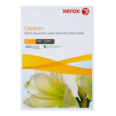 Бумага Xerox Colotech+ А4, 500 листов, плотность 100г/м2, белизна 170% CIE