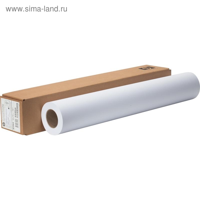 Бумага широкоформатная HP Q1412В Heavyweight Coated Paper (диаметр втулки 50.8 мм, длина 30.5 м, ширина 610 мм, плотность 120 г/м2, белизна 150%) - Фото 1