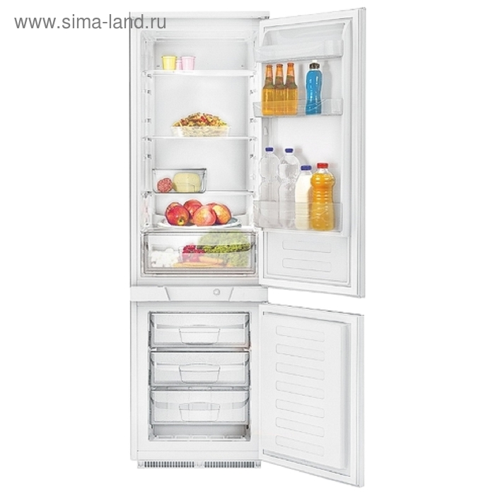 Холодильник Indesit B 18 A1 D/I , встраиваемый, класс А, 273 л, Low Frost, белый - Фото 1