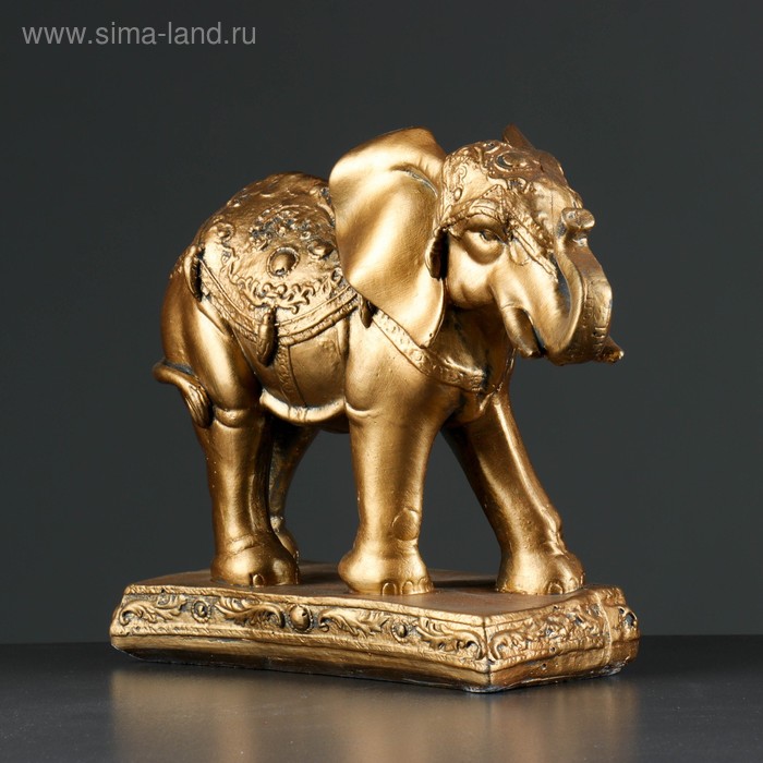 Фигура "Слон средний" бронза 31х12х27см - Фото 1