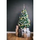 Верхушка на ёлку «Узорная снежинка» 28 см, золотистый - Фото 6