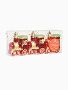 Ёлочные игрушки 3 шт. «Паровозик», 6.5×6.5 см, красный - Фото 7