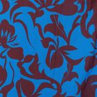 Юбка женская, размер 50, рост 170 см, цвет сине-коричневые цветы (арт. Y1161-0131 С+) - Фото 6